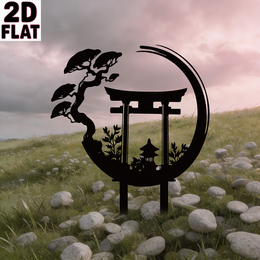 CIFBUY Metal Wall Art Torii Ga - огляд і ціна Bonsai Garden Art