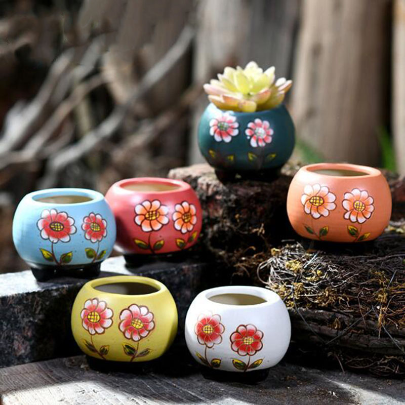 6 Pcs/Set Porcelain Handpainte - огляд і ціна Bonsai Garden Art