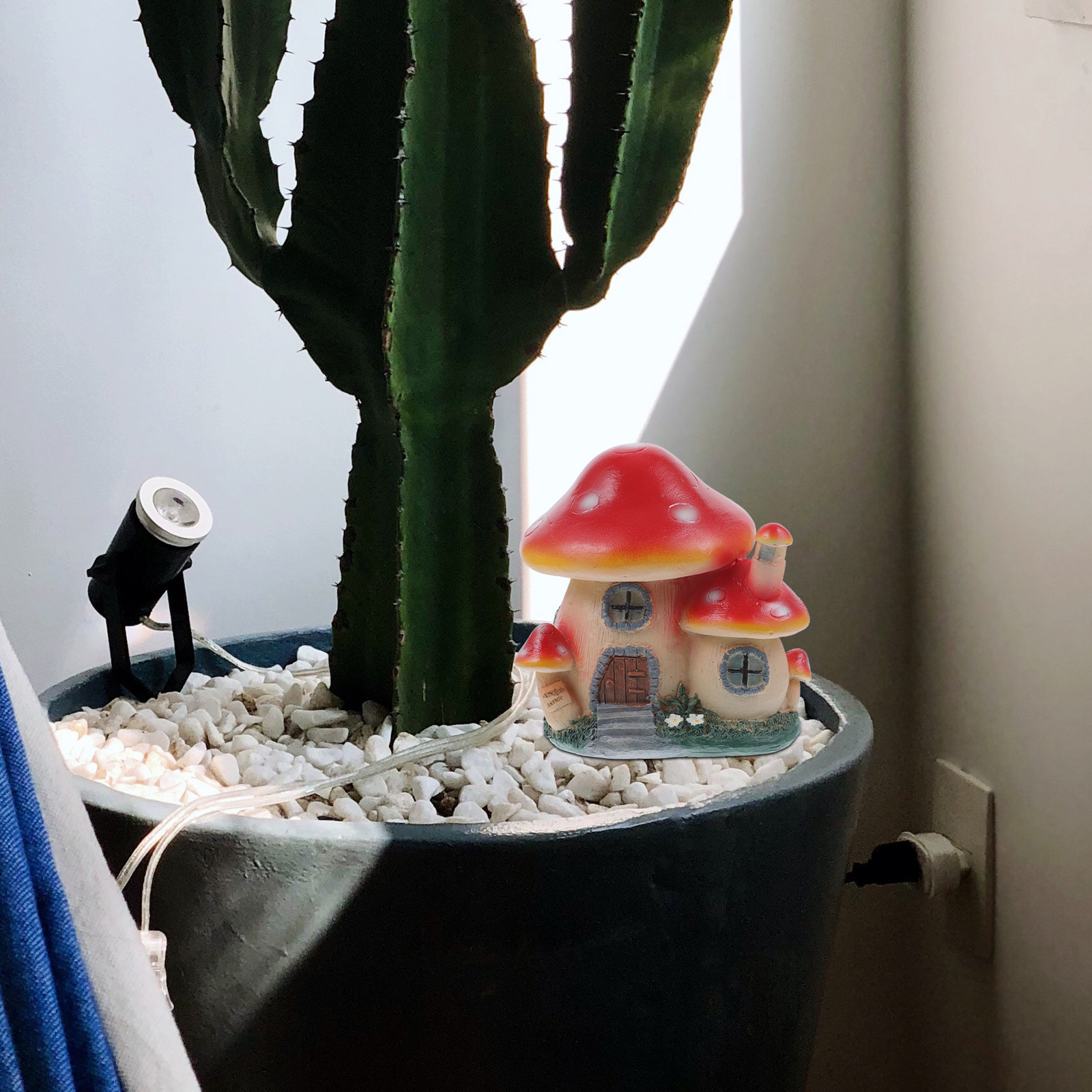 Fairy Mushroom House Resin Sta - огляд і ціна Bonsai Garden Landscape Design